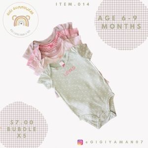 **GIGI GUMMYWEAR** Bundle x 5 babysuit